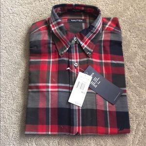 Nautica Button down plaid shirt